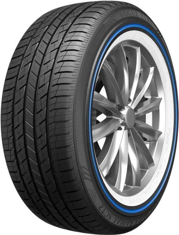 New P 305/35R24 Vogue Custom Built Radial SCT2 Blue Stripe 112H - Image 1