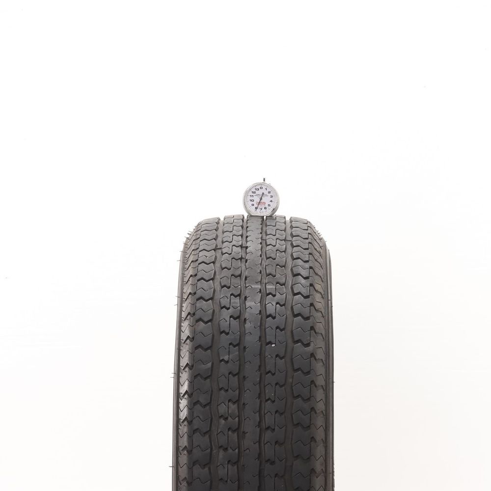 Set of (2) Used ST 225/75R15 Power King Towmax STR II 117/112L E - 7.5-9/32 - Image 2