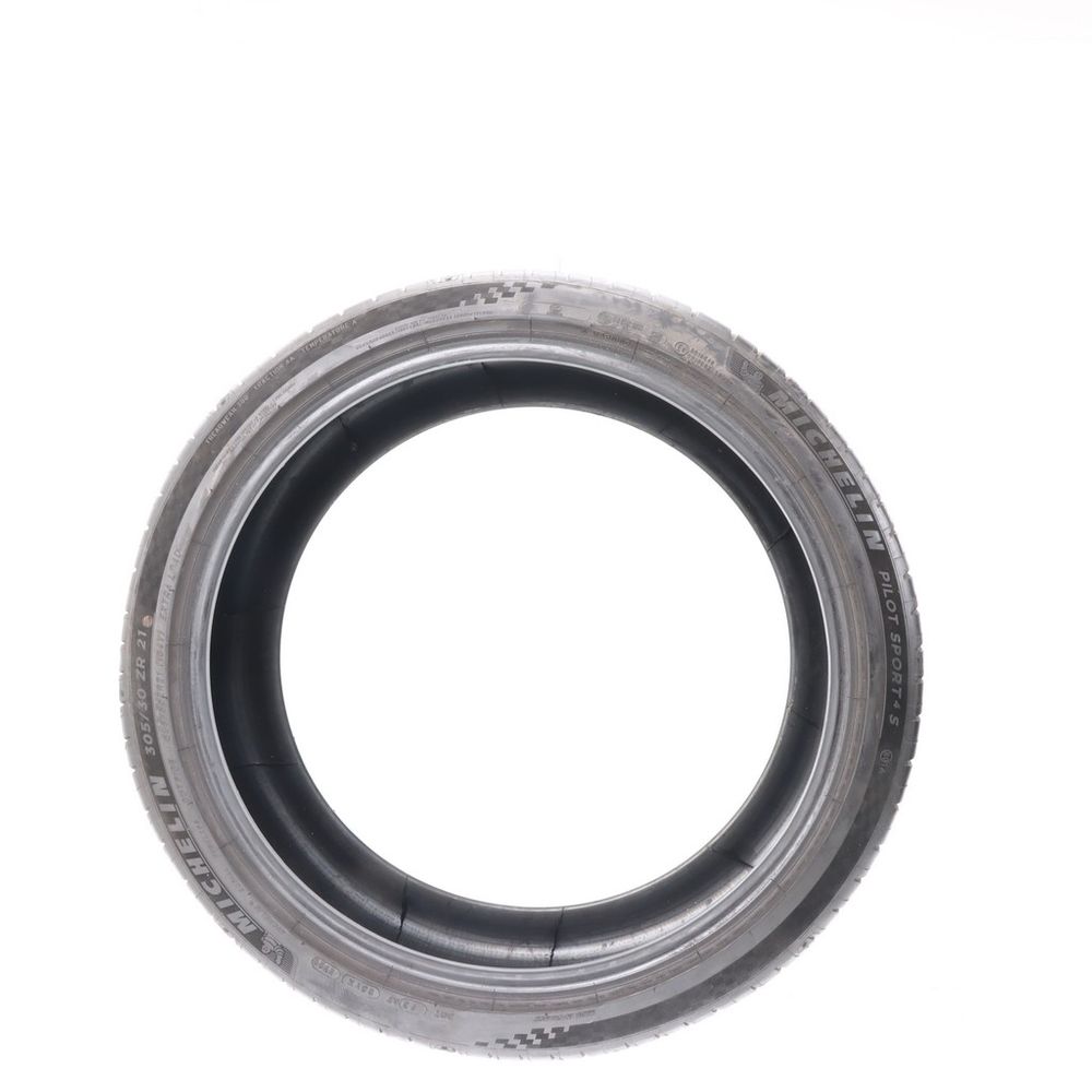 Set of (4) Used 305/30ZR21 Michelin Pilot Sport 4 S MO1A 104Y - 7-8.5/32 - Image 9