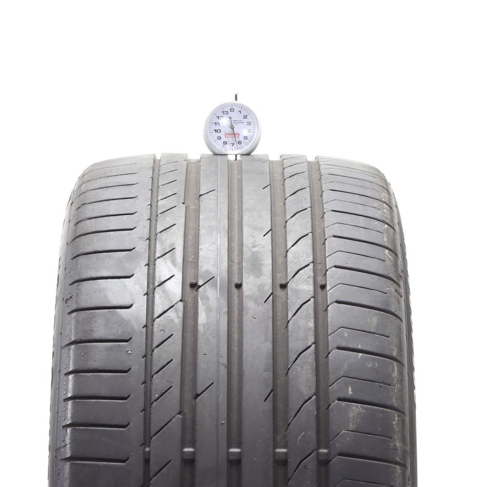 Set of (2) Used 285/40R21 Continental ContiSportContact 5 AO SUV 109Y - 6.5-8/32 - Image 2
