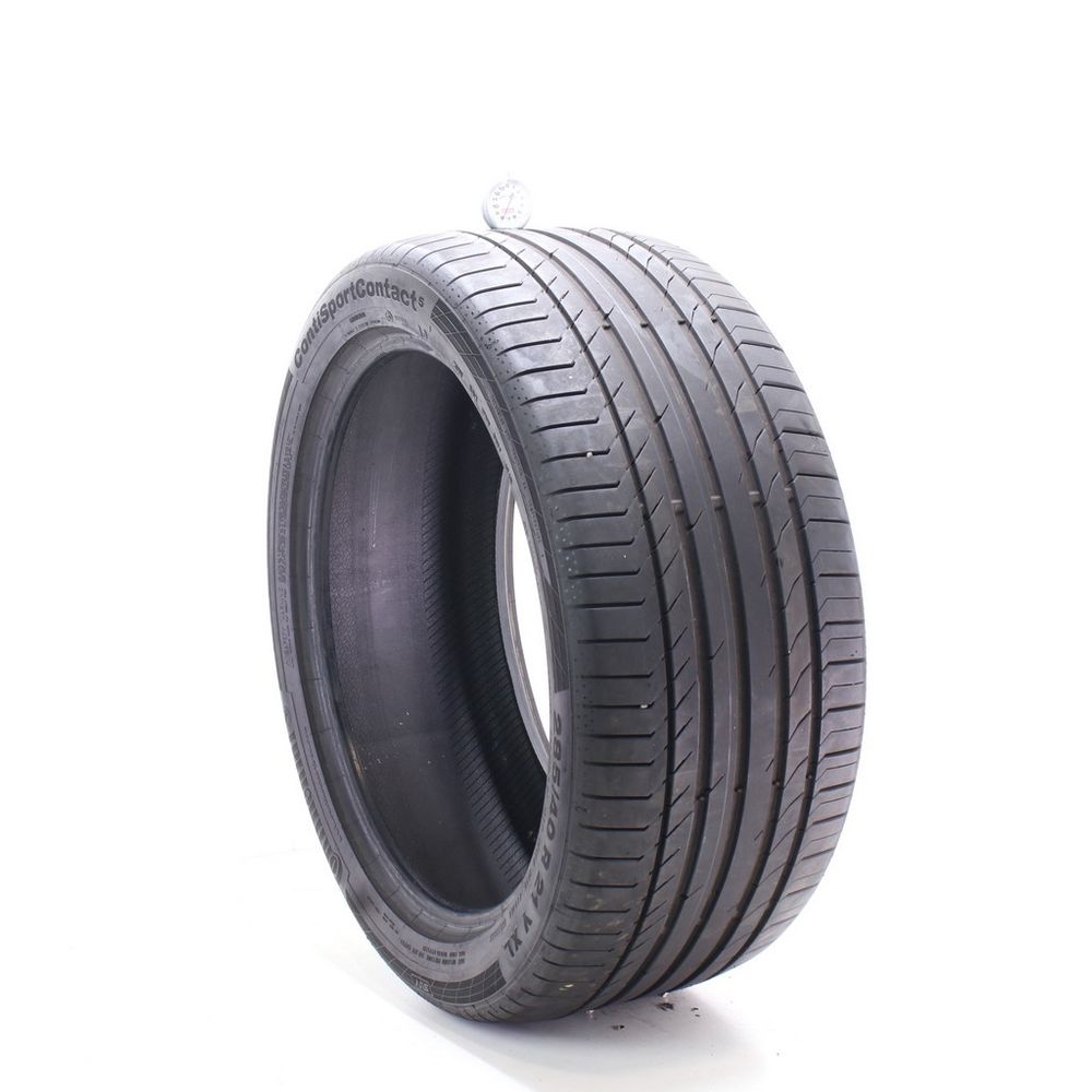 Set of (2) Used 285/40R21 Continental ContiSportContact 5 AO SUV 109Y - 6.5-8/32 - Image 4