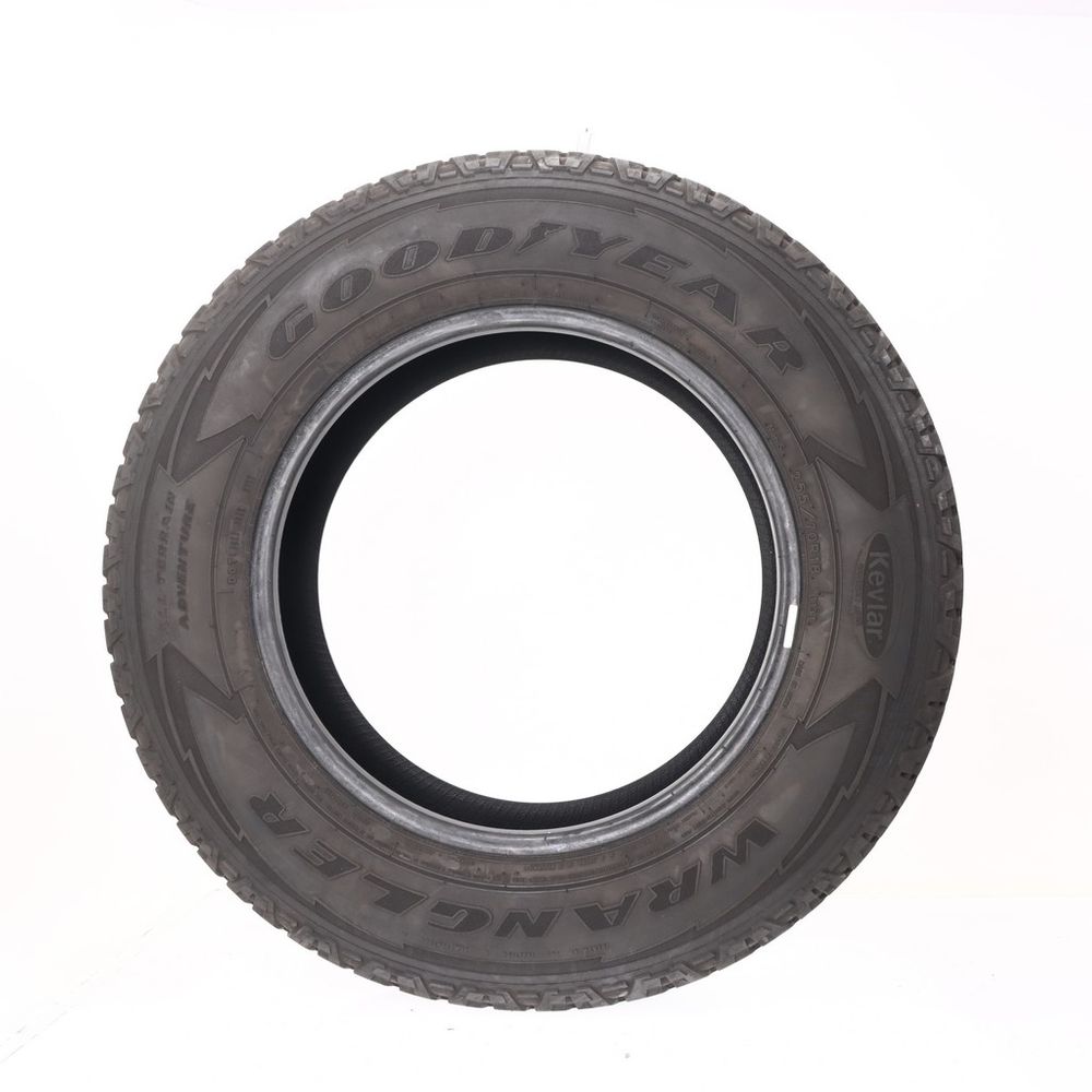 Set of (4) Used 255/70R18 Goodyear Wrangler All-Terrain Adventure Kevlar 113T - 7-8.5/32 - Image 3