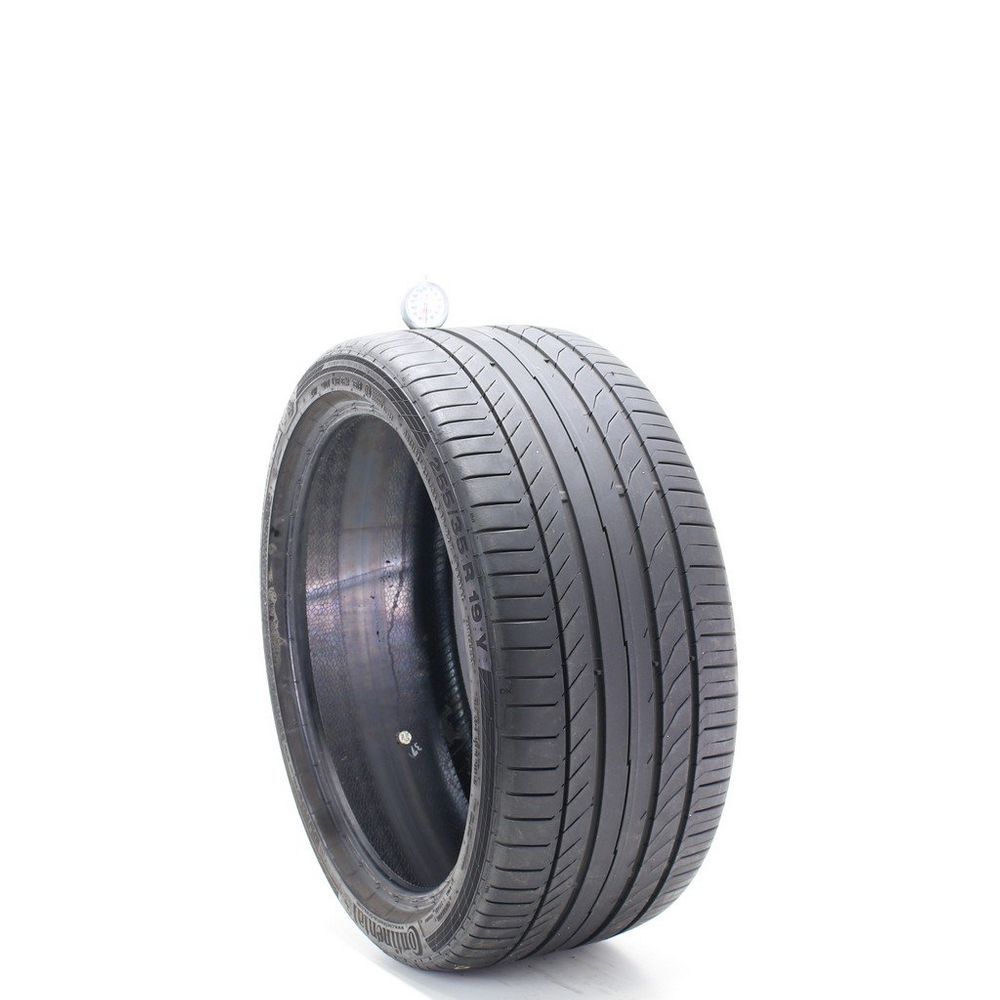 Used 255/35R19 Continental ContiSportContact 5 SSR 92Y - 7/32 - Image 1