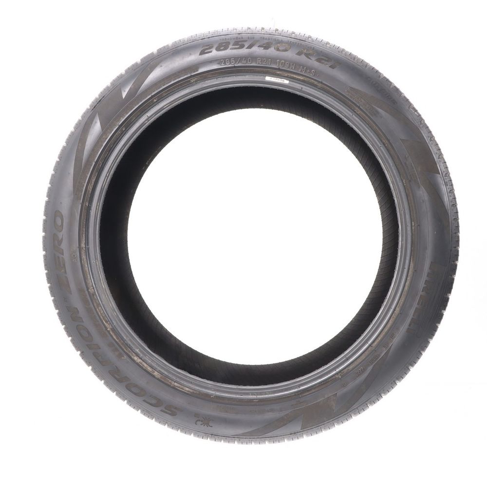 Set of (2) Used 285/40R21 Pirelli Scorpion Zero A01 109H - 6.5-7/32 - Image 3