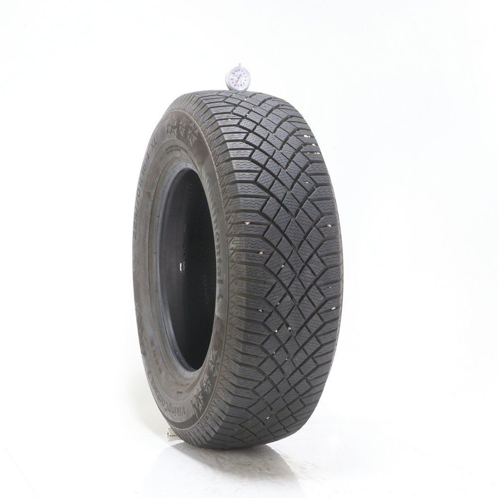Set of (2) Used 225/70R16 Continental VikingContact 7 107T - 8-9.5/32 - Image 1