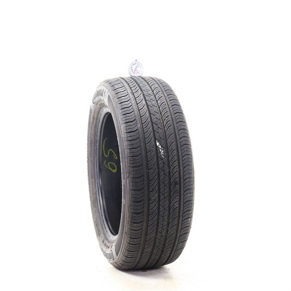 Set of (2) Used 205/55R16 Continental ProContact TX 91H - 8/32 - Image 1