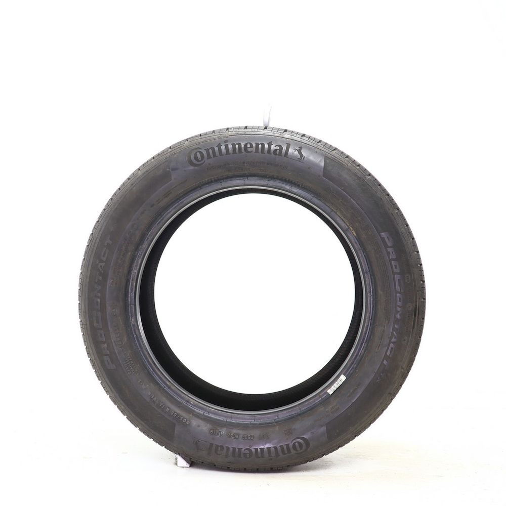 Set of (2) Used 205/55R16 Continental ProContact TX 91H - 8/32 - Image 3