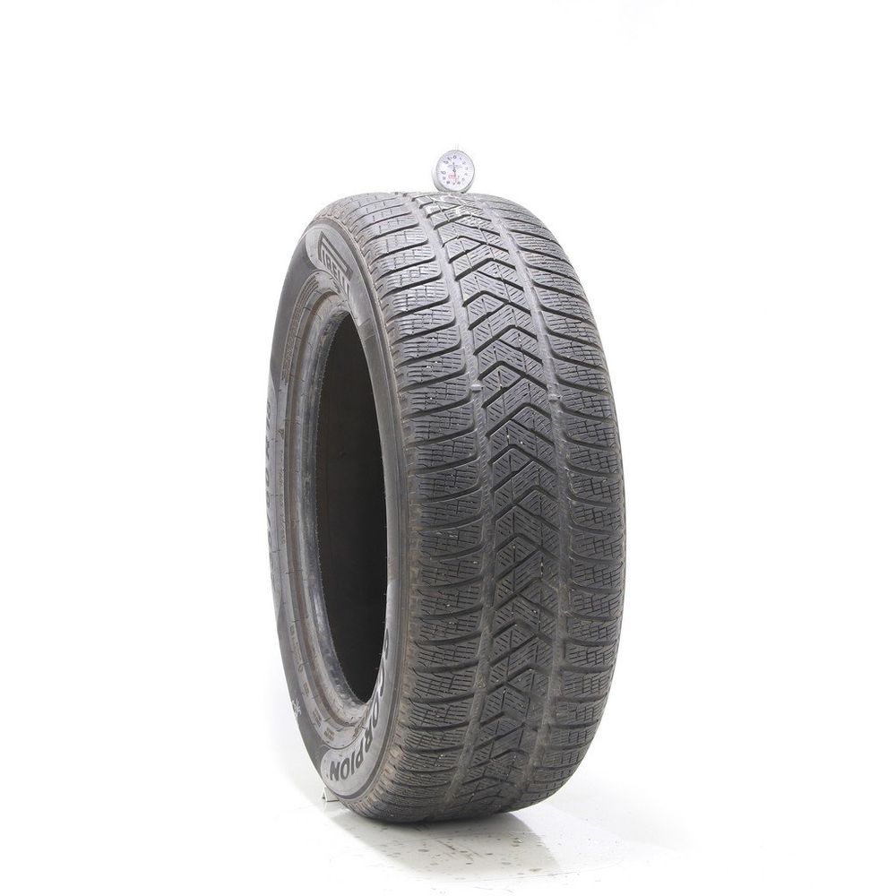 Set of (2) Used 235/60R18 Pirelli Scorpion Winter 107H - 6.5-7/32 - Image 1