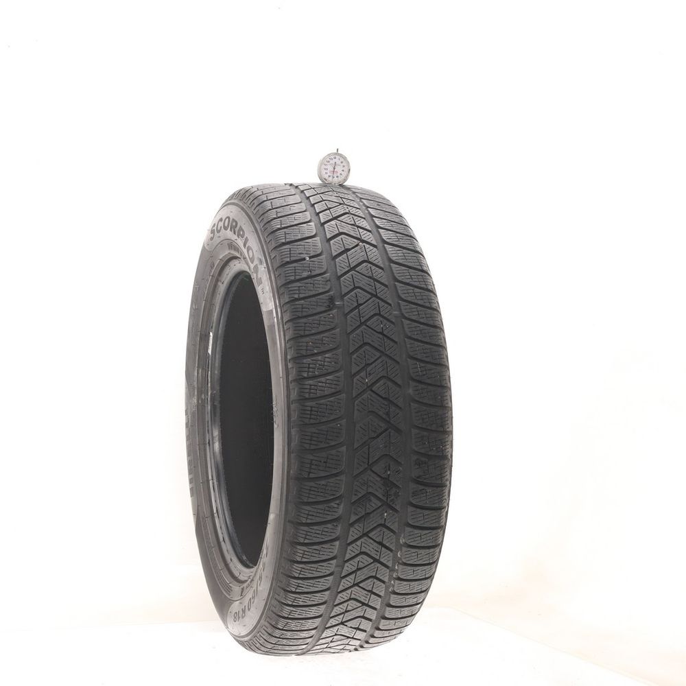 Set of (2) Used 235/60R18 Pirelli Scorpion Winter 107H - 6.5-7/32 - Image 4