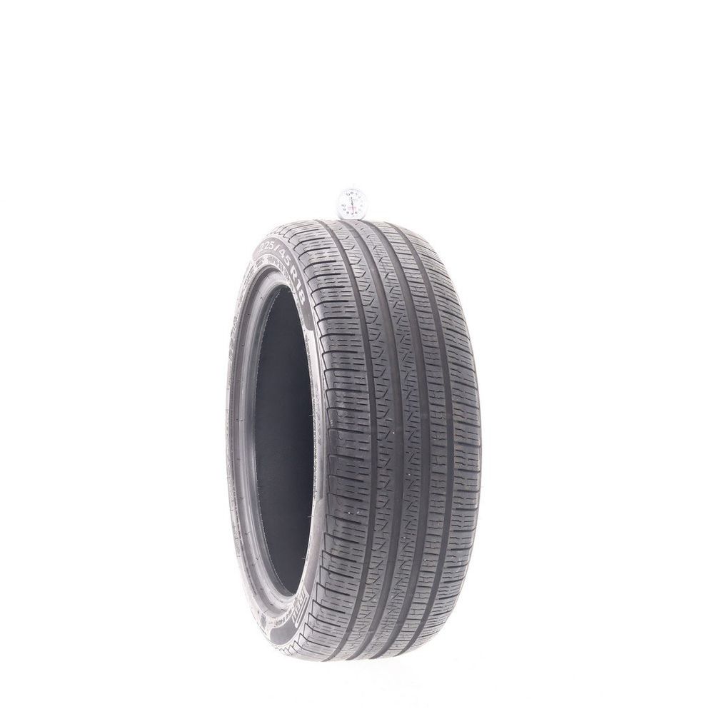 Set of (2) Used 225/45R18 Pirelli Cinturato P7 Run Flat 95H - 6.5-7/32 - Image 1