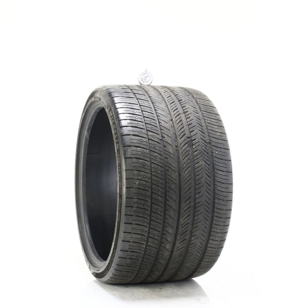 Set of (2) Used 345/25ZR21 Michelin Pilot Sport All Season 4+ ZP 104Y - 9-9.5/32 - Image 1