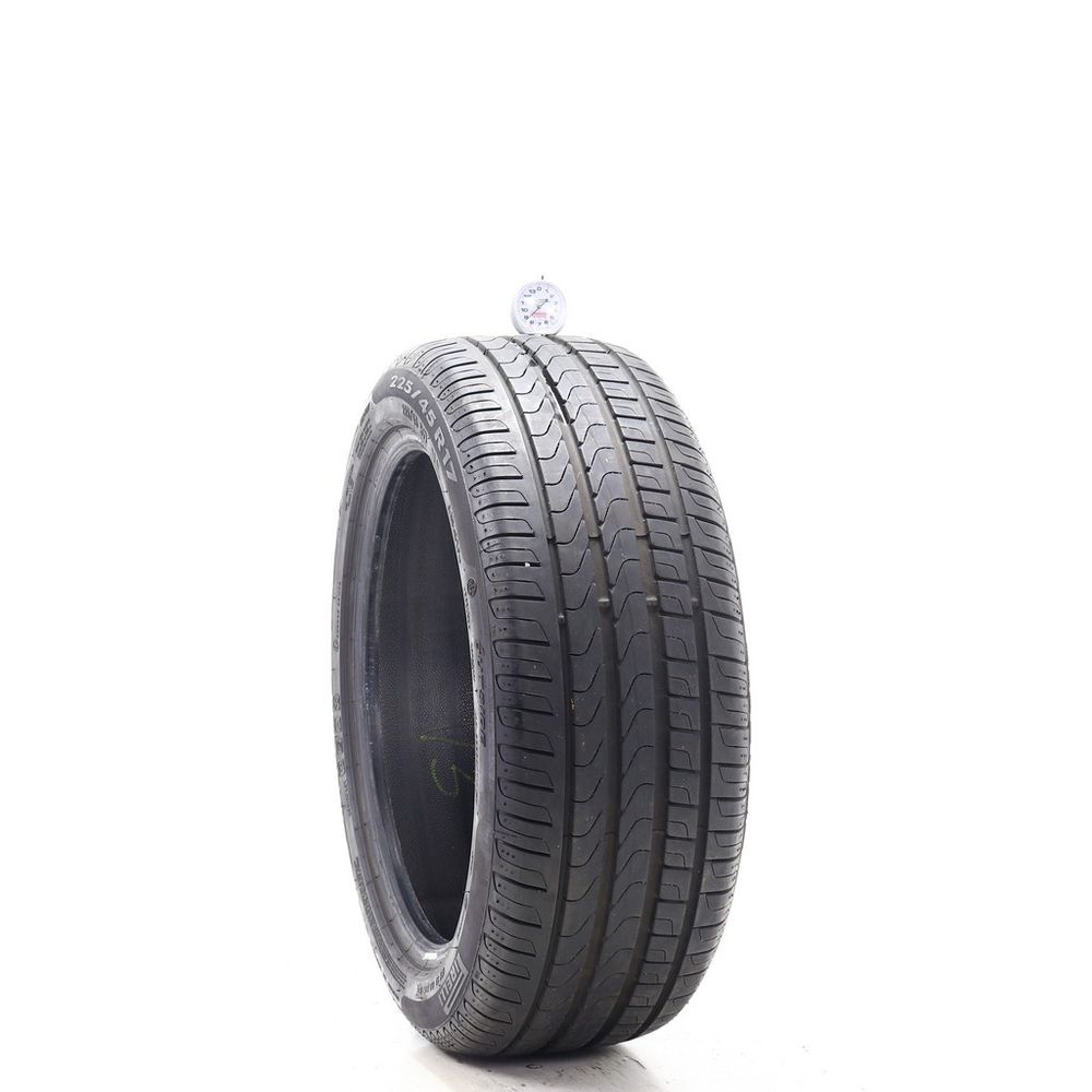 Set of (2) Used 225/45R17 Pirelli Cinturato P7 Run Flat 91V - 7-8.5/32 - Image 4