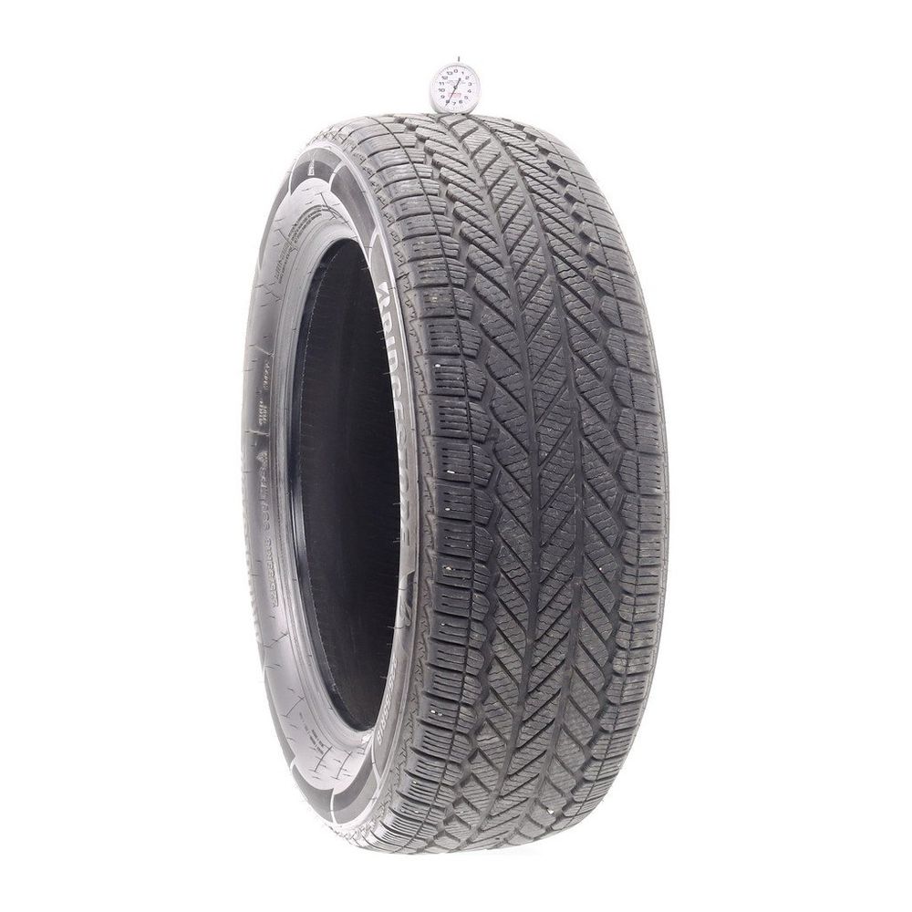 Set of (4) Used 225/55R18 Bridgestone WeatherPeak 98V - 8-8.5/32 - Image 1