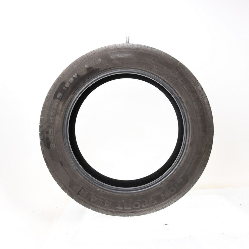 Set of (2) Used 245/55R19 Leao Lion Sport 4X4 HP 103V - 8-8.5/32 - Image 3