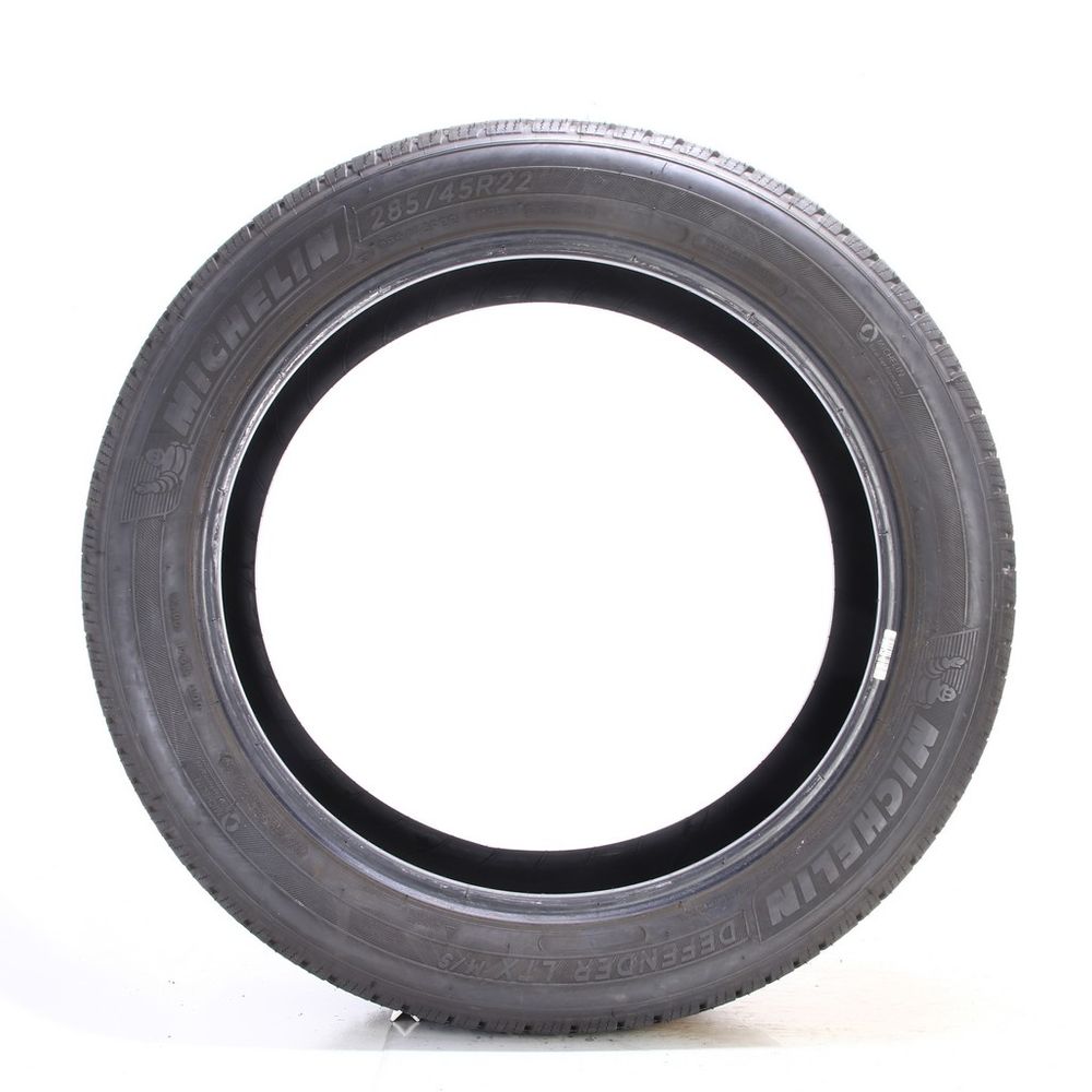 Set of (2) Used 285/45R22 Michelin Defender LTX M/S 114H - 10-10.5/32 - Image 3