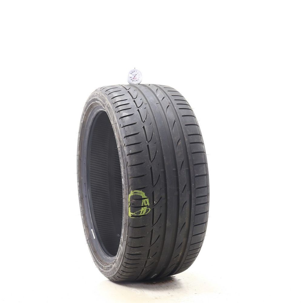 Set of (2) Used 245/35R18 Bridgestone Potenza S001 RFT 92Y - 7.5-8.5/32 - Image 4