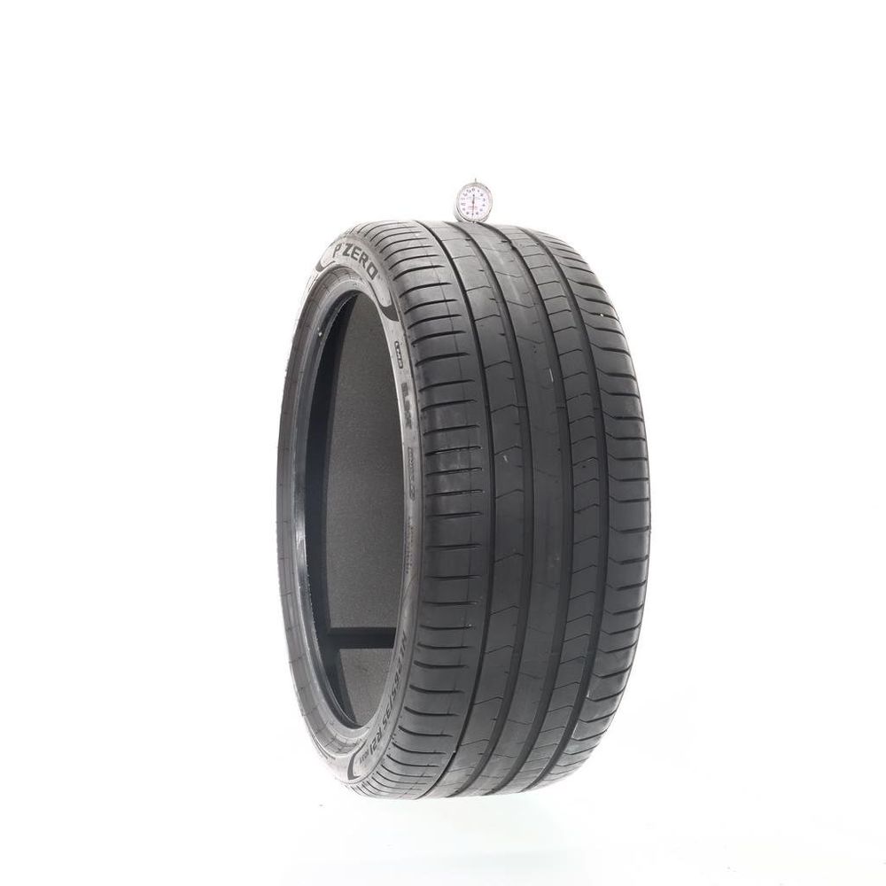 Set of (2) Used 265/35R21 Pirelli P Zero PZ4 LM2 Elect PNCS HL 103Y - 7/32 - Image 1