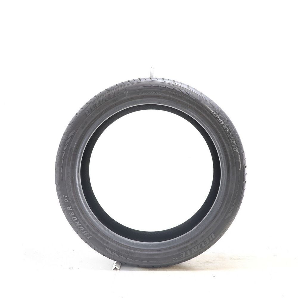 Set of (2) Used 225/45ZR19 Delinte Thunder D7 96W - 8/32 - Image 3