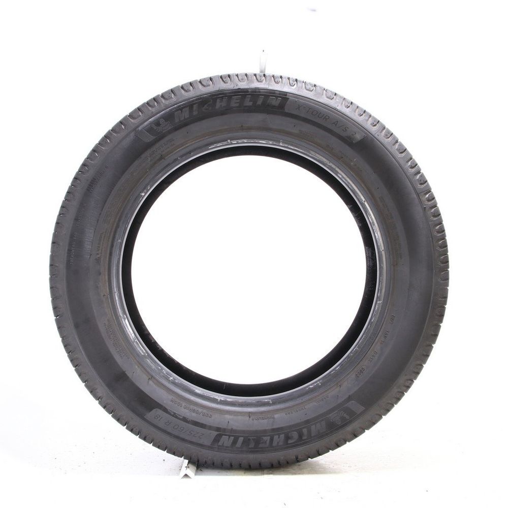 Set of (2) Used 225/60R18 Michelin X Tour A/S 2 100H - 8.5-9/32 - Image 3