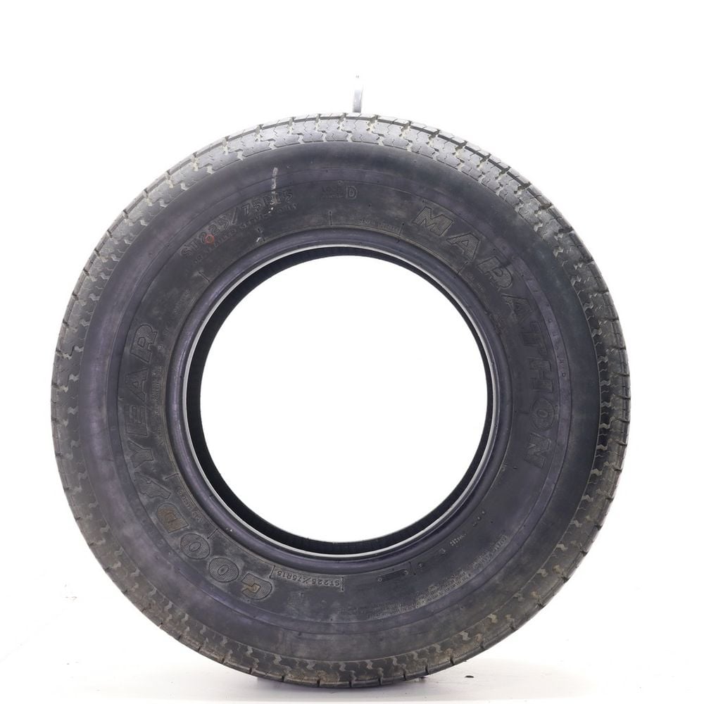 Set of (2) Used ST 225/75R15 Goodyear Marathon Scuff Guard 113/108L D - 8.5-9/32 - Image 3