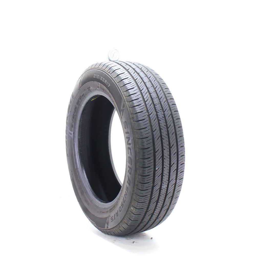 Set of (2) Used 215/65R17 Falken Sincera SN250 A/S 99T - 8-9.5/32 - Image 1