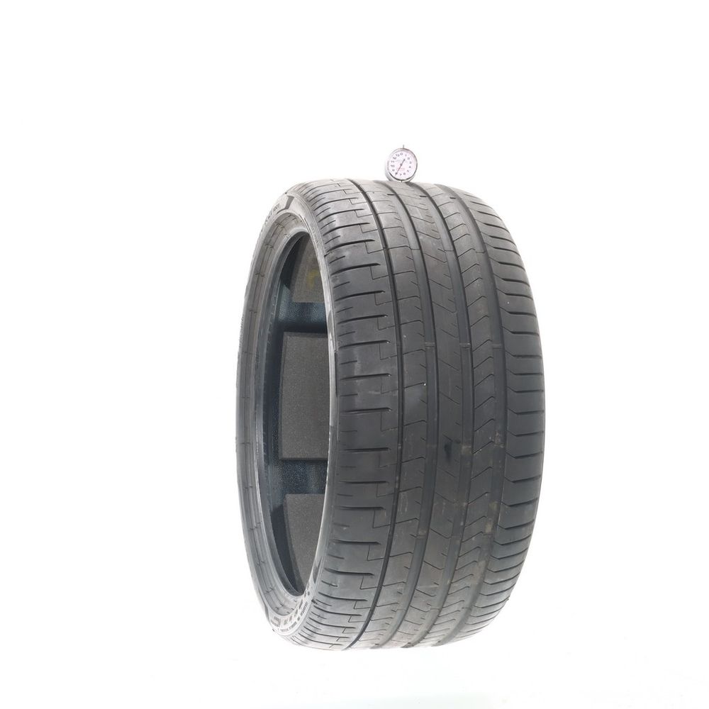Set of (2) Used 285/30R21 Pirelli P Zero PZ4 MOE-S PNCS ELECT 100Y - 7-8/32 - Image 4