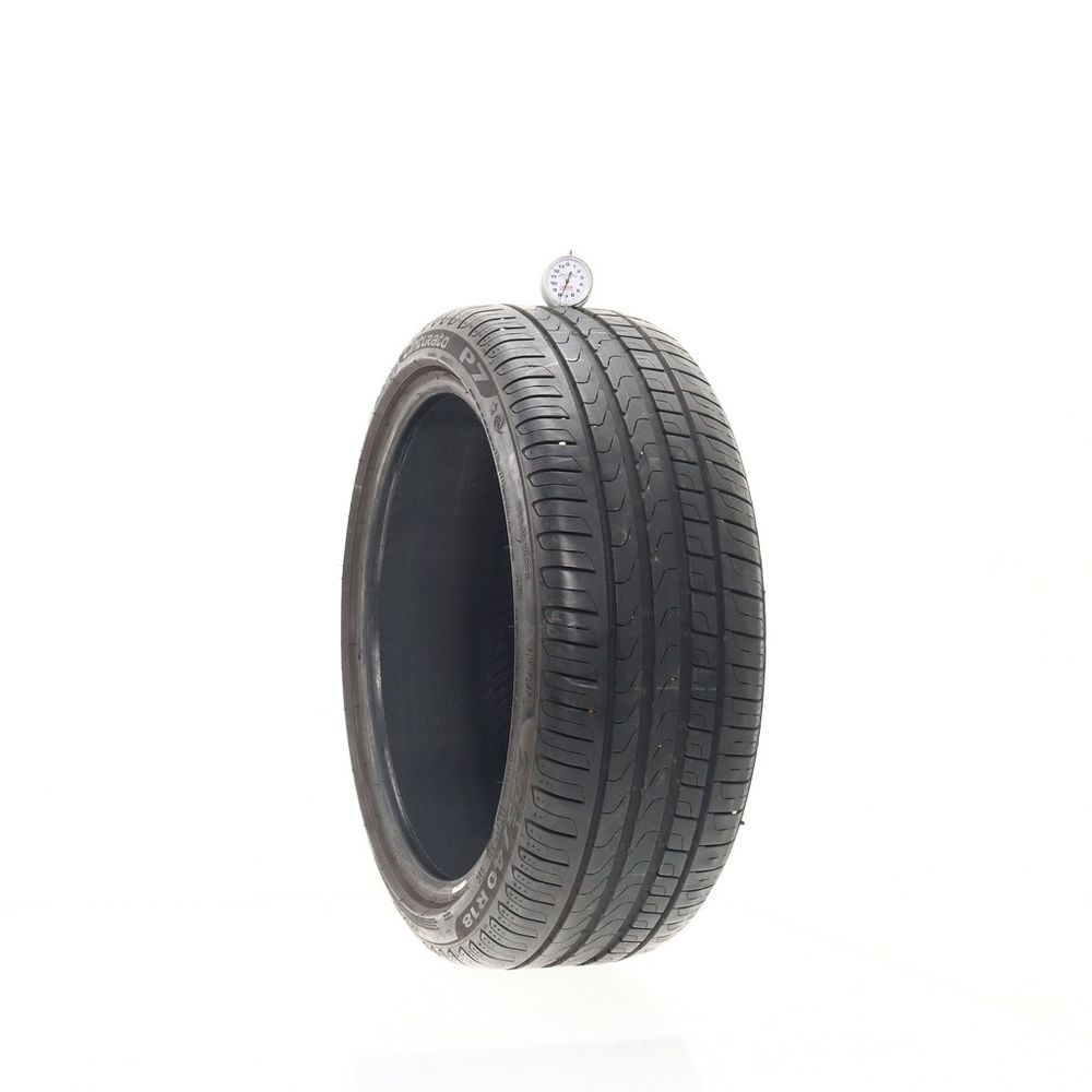 Set of (2) Used 225/40R18 Pirelli Cinturato P7 Run Flat 92Y - 7-7.5/32 - Image 4