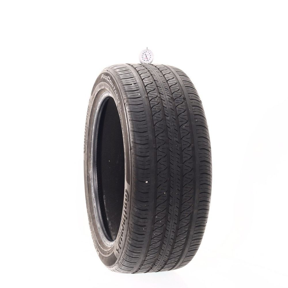Set of (2) Used 255/45R19 Continental ProContact RX ContiSilent T2 104W - 6-6.5/32 - Image 1