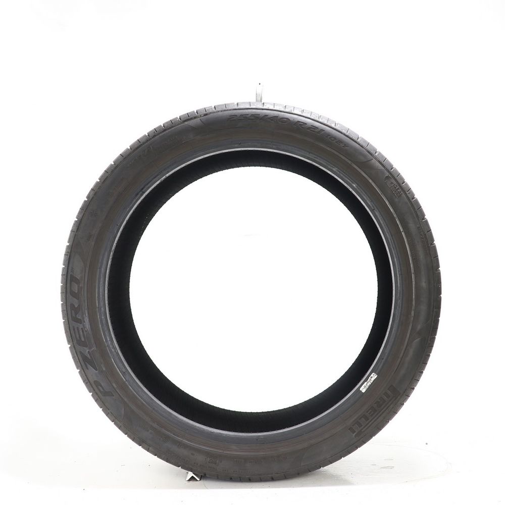 Set of (2) Used 255/40R21 Pirelli P Zero PNCS PZ4 Seal Inside 102Y - 7/32 - Image 3
