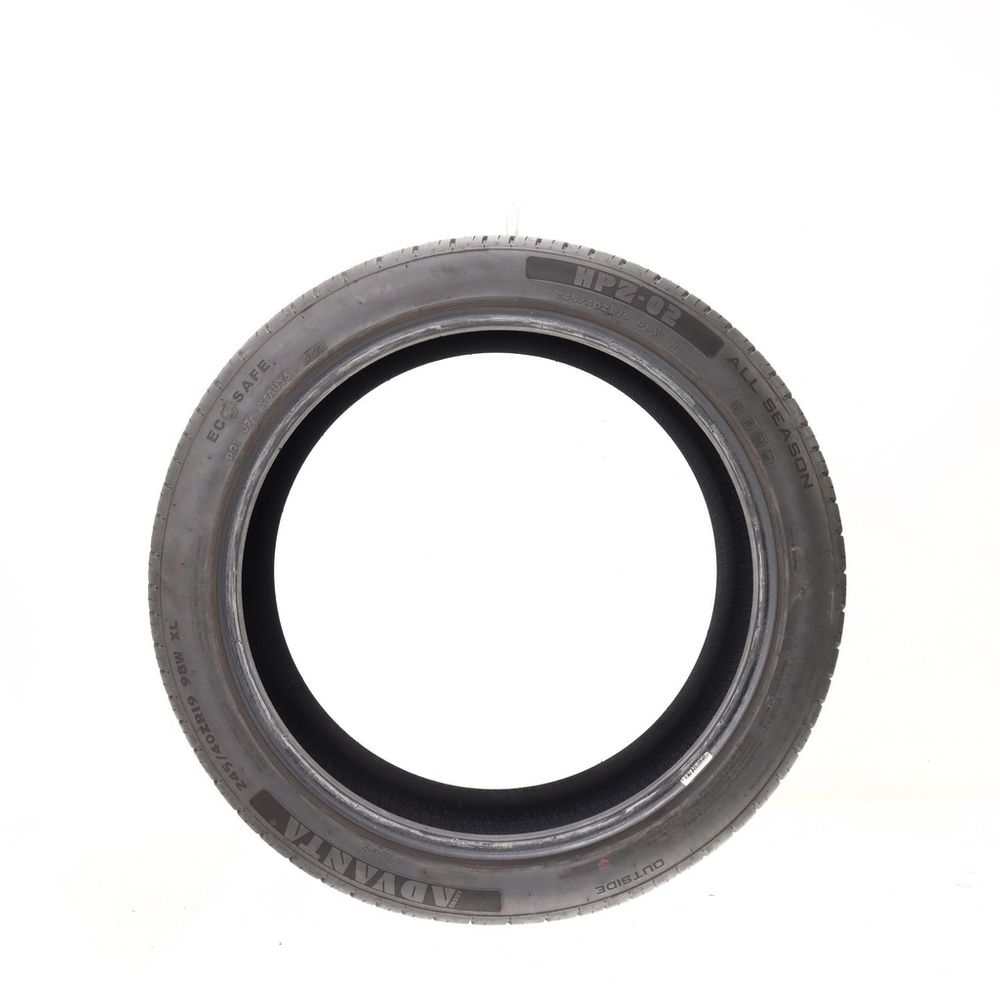 Set of (2) Used 245/40ZR19 Advanta HP Z-02 98W - 7.5-8.5/32 - Image 3