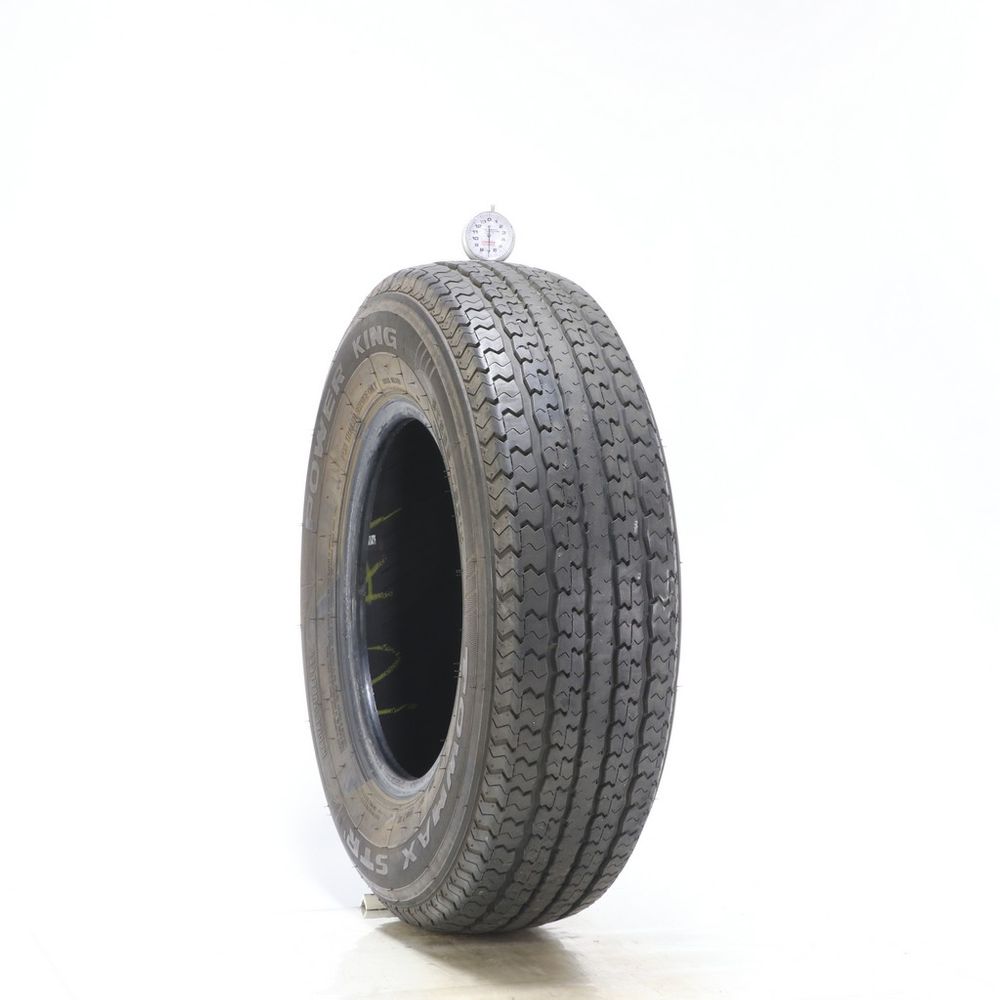 Set of (2) Used ST 205/75R14 Power King Towmax STR II 100/96L C - 7-8.5/32 - Image 1