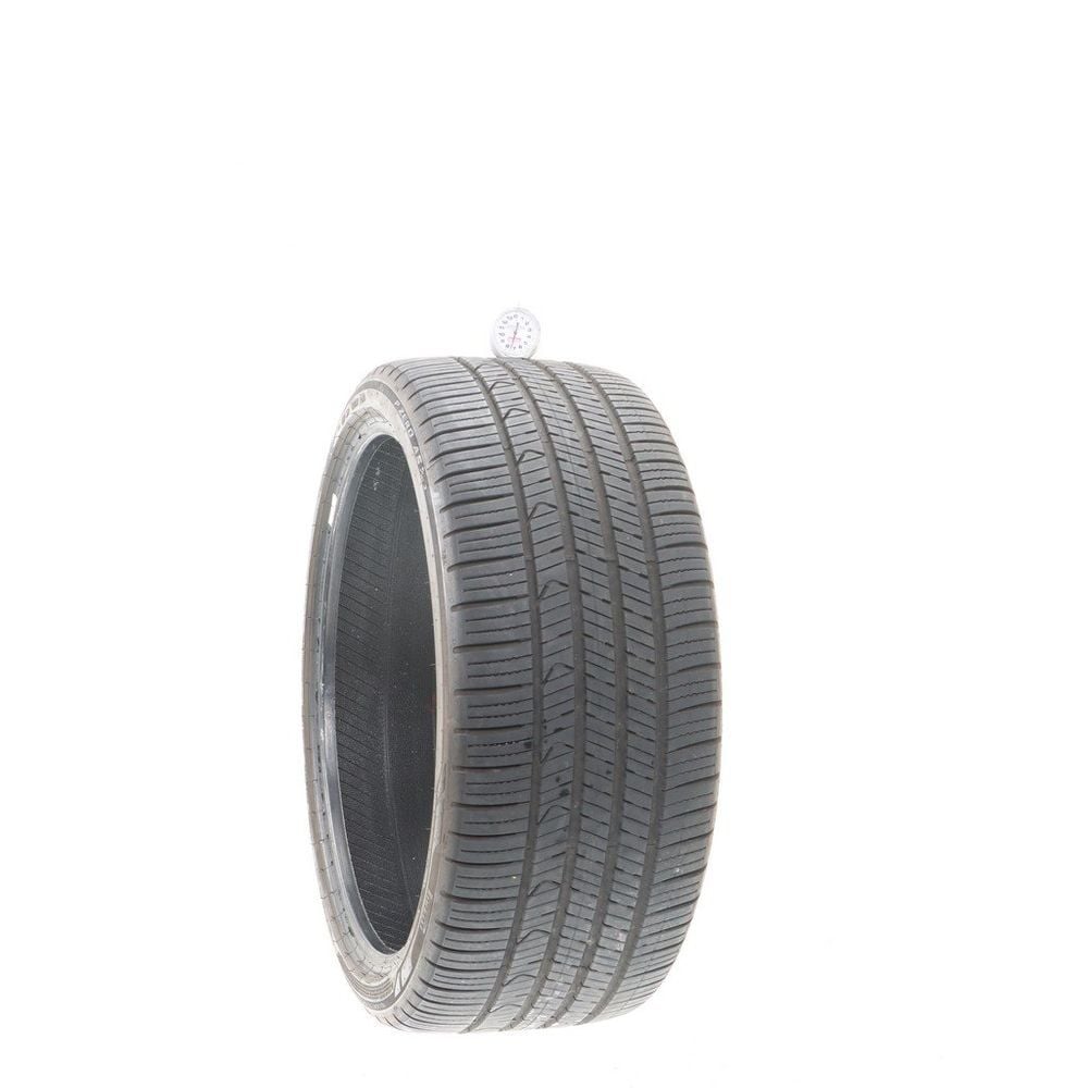 Set of (2) Used 235/35R19 Pirelli P Zero AS Plus 3 91Y - 7.5-8/32 - Image 1