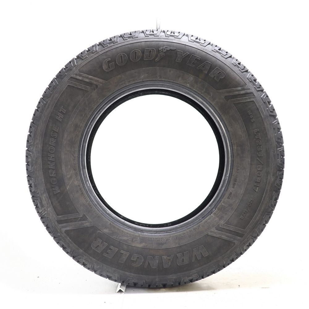 Set of (2) Used LT 235/80R17 Goodyear Wrangler Workhorse HT 120/117R E - 10.5/32 - Image 3