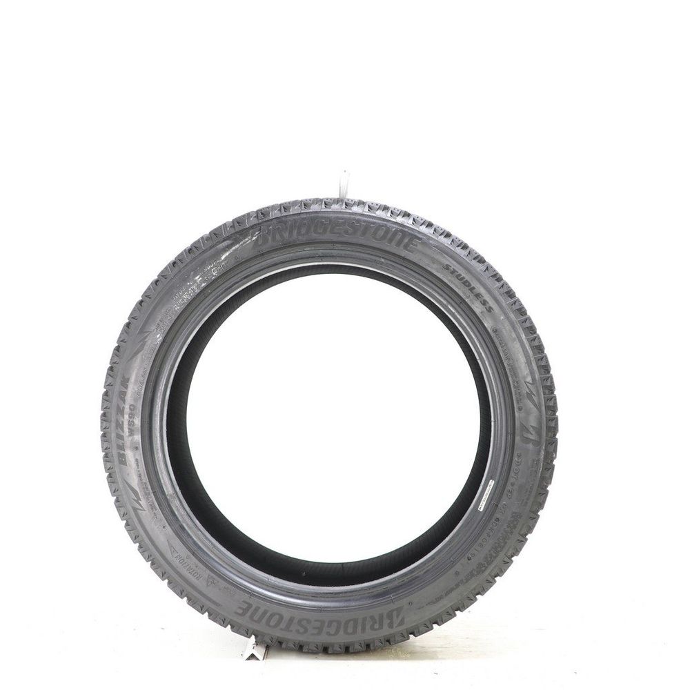 Set of (4) Used 215/45R17 Bridgestone Blizzak WS90 Studless 91T - 8.5-9.5/32 - Image 3
