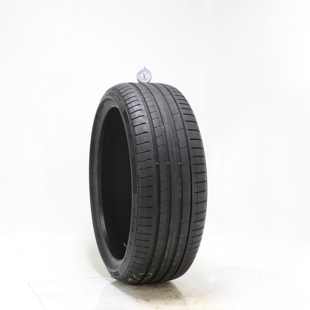 Set of (2) Used 245/35R20 Pirelli P Zero PZ4 MOE Run Flat 95Y - 5.5-6/32 - Image 4