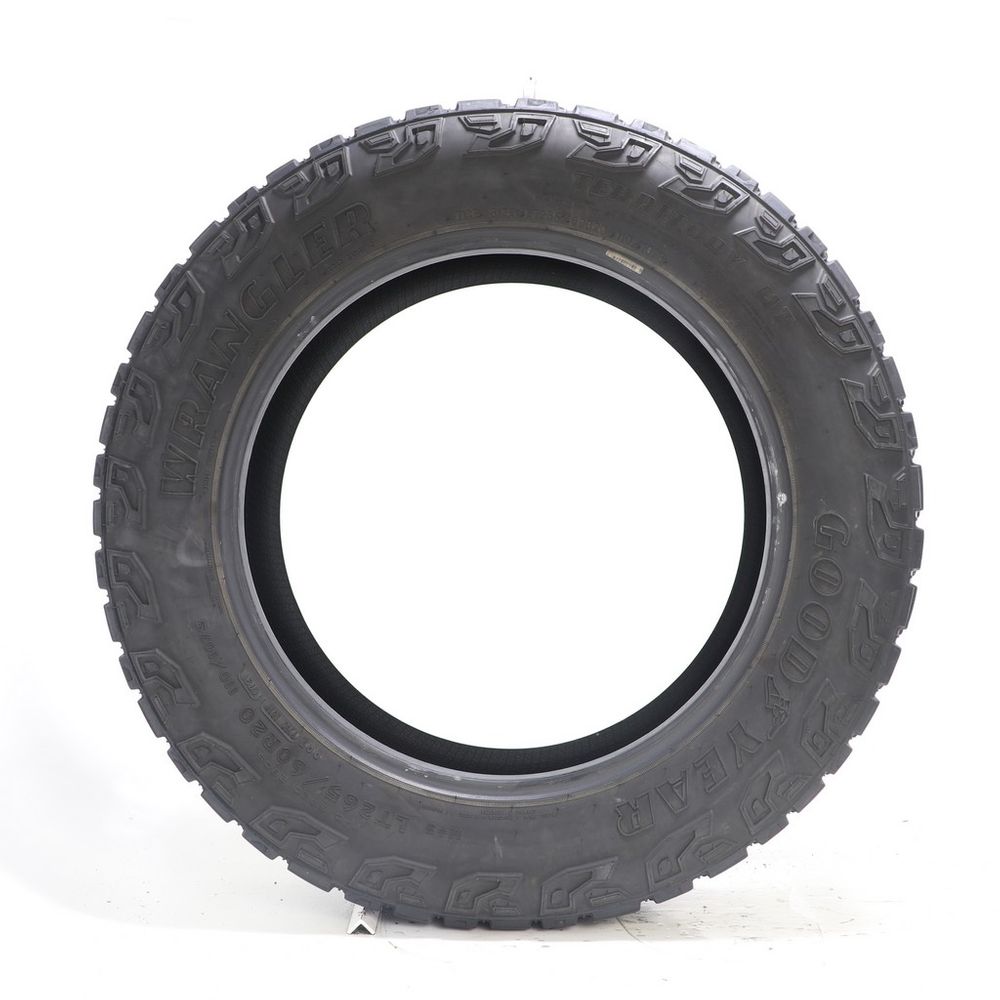 Set of (2) Used LT 265/60R20 Goodyear Wrangler Territory MT 110/107S C - 7.5-8.5/32 - Image 3