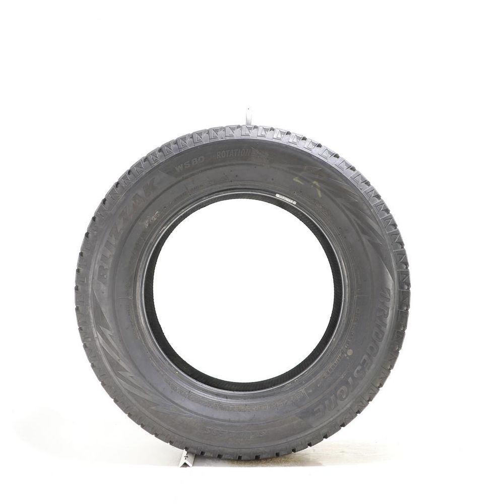 Set of (2) Used 235/60R16 Bridgestone Blizzak WS80 100T - 10-10.5/32 - Image 3
