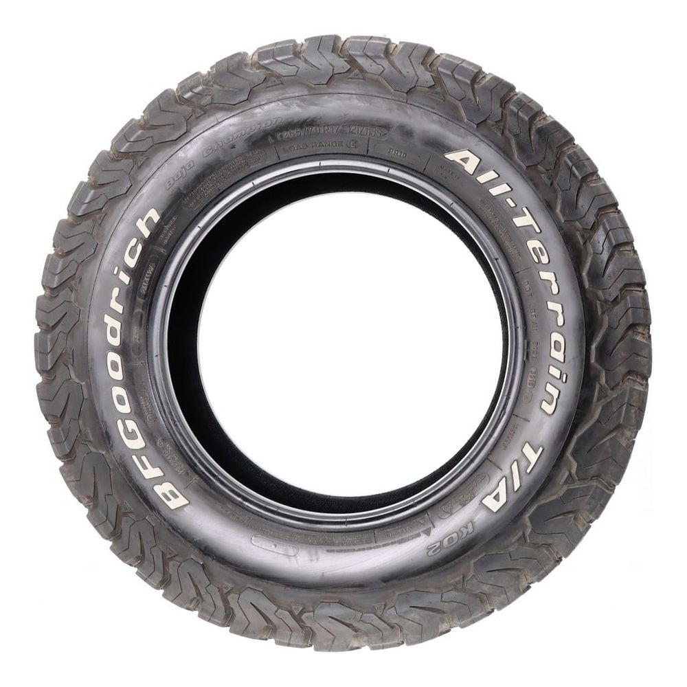 Set of (2) Used LT 265/70R17 BFGoodrich All-Terrain T/A KO2 121/118S E - 8-9/32 - Image 3