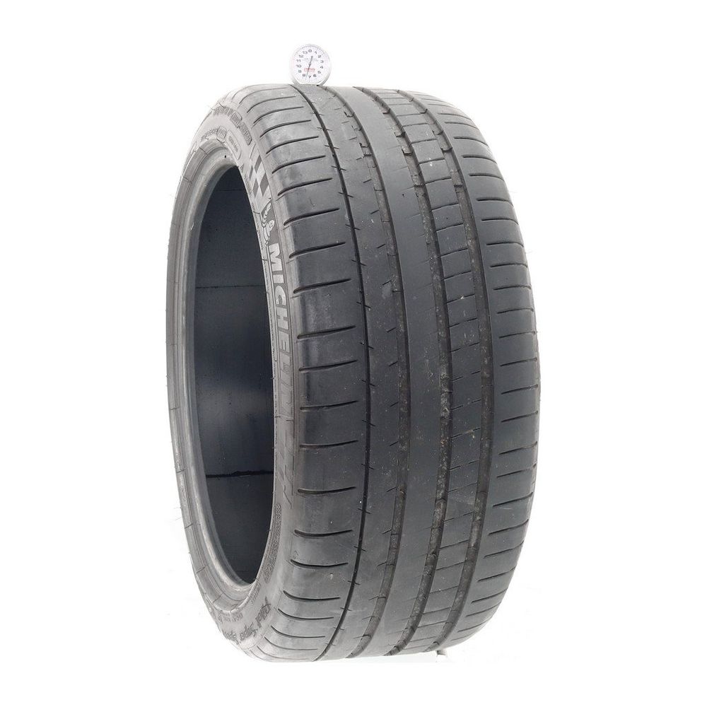 Set of (2) Used 275/35ZR19 Michelin Pilot Super Sport 100Y - 7.5-9/32 - Image 1