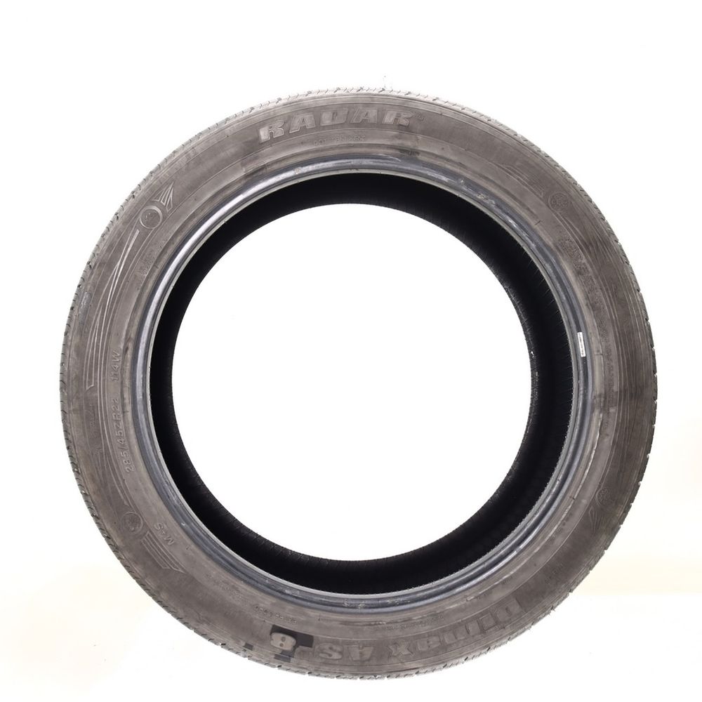 Set of (2) Used 285/45ZR22 Radar Dimax AS-8 114W - 7.5-8/32 - Image 6