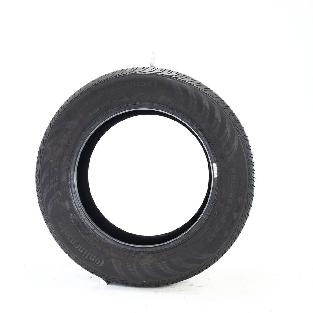 Set of (2) Used 215/60R16 Continental ContiProContact 94T - 9-10/32 - Image 3