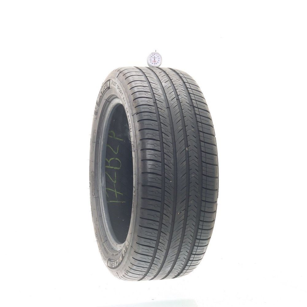 Set of (2) Used 245/50ZR18 Michelin Pilot Sport All Season 4 104Y - 6.5-8/32 - Image 1