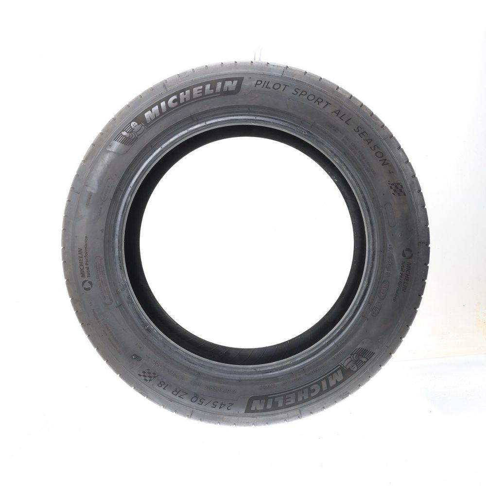 Set of (2) Used 245/50ZR18 Michelin Pilot Sport All Season 4 104Y - 6.5-8/32 - Image 3