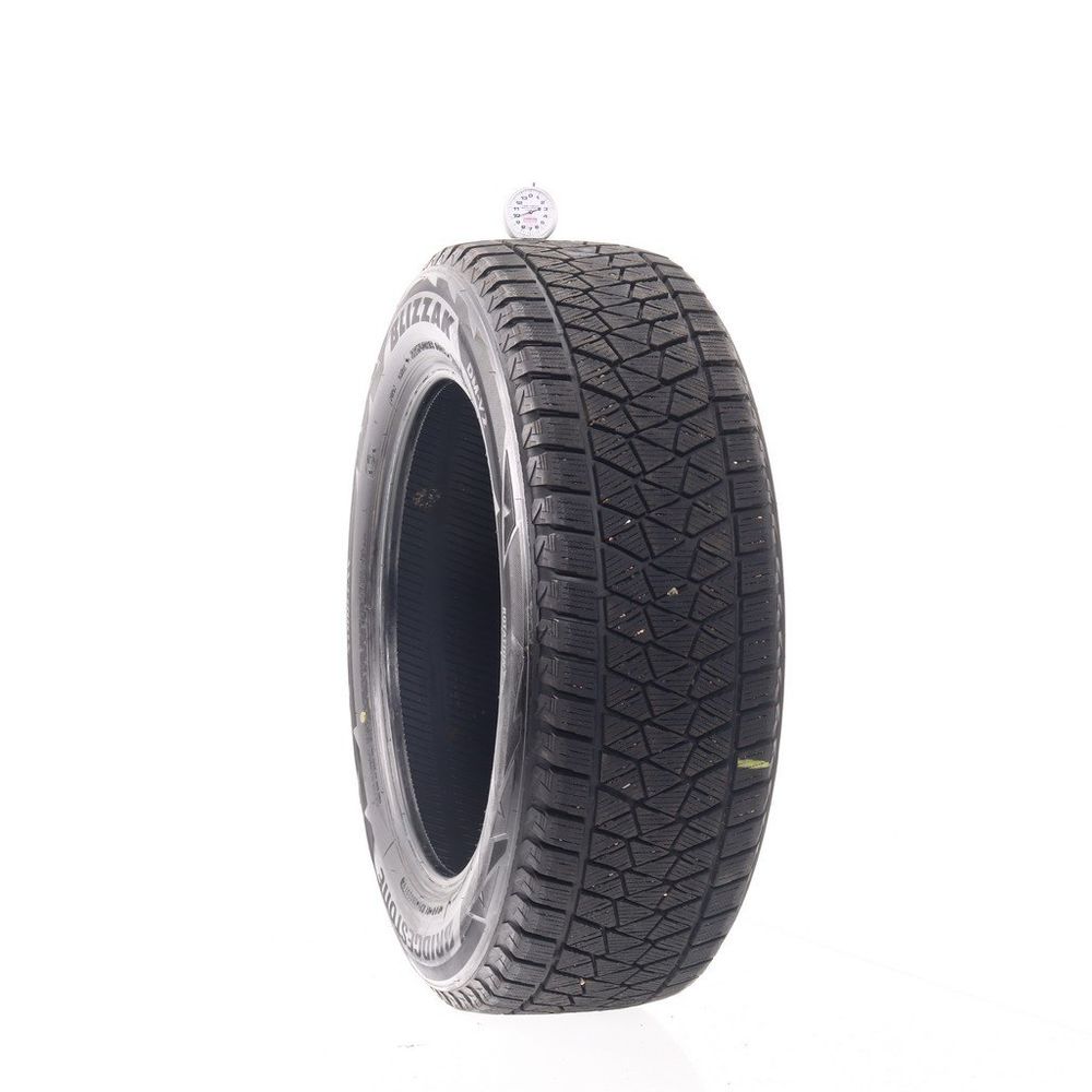 Set of (2) Used 225/60R18 Bridgestone Blizzak DM-V2 100S - 9.5-10.5/32 - Image 1
