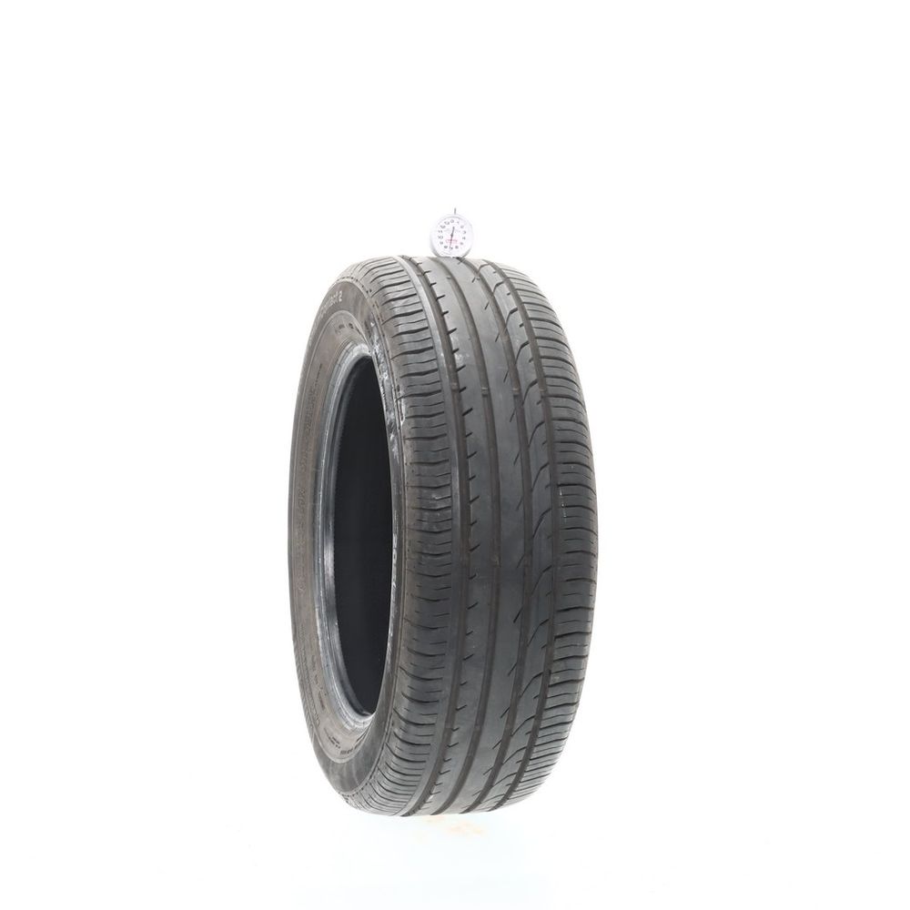 Set of (2) Used 205/55R16 Continental ContiPremiumContact 2 91V - 7-8.5/32 - Image 1