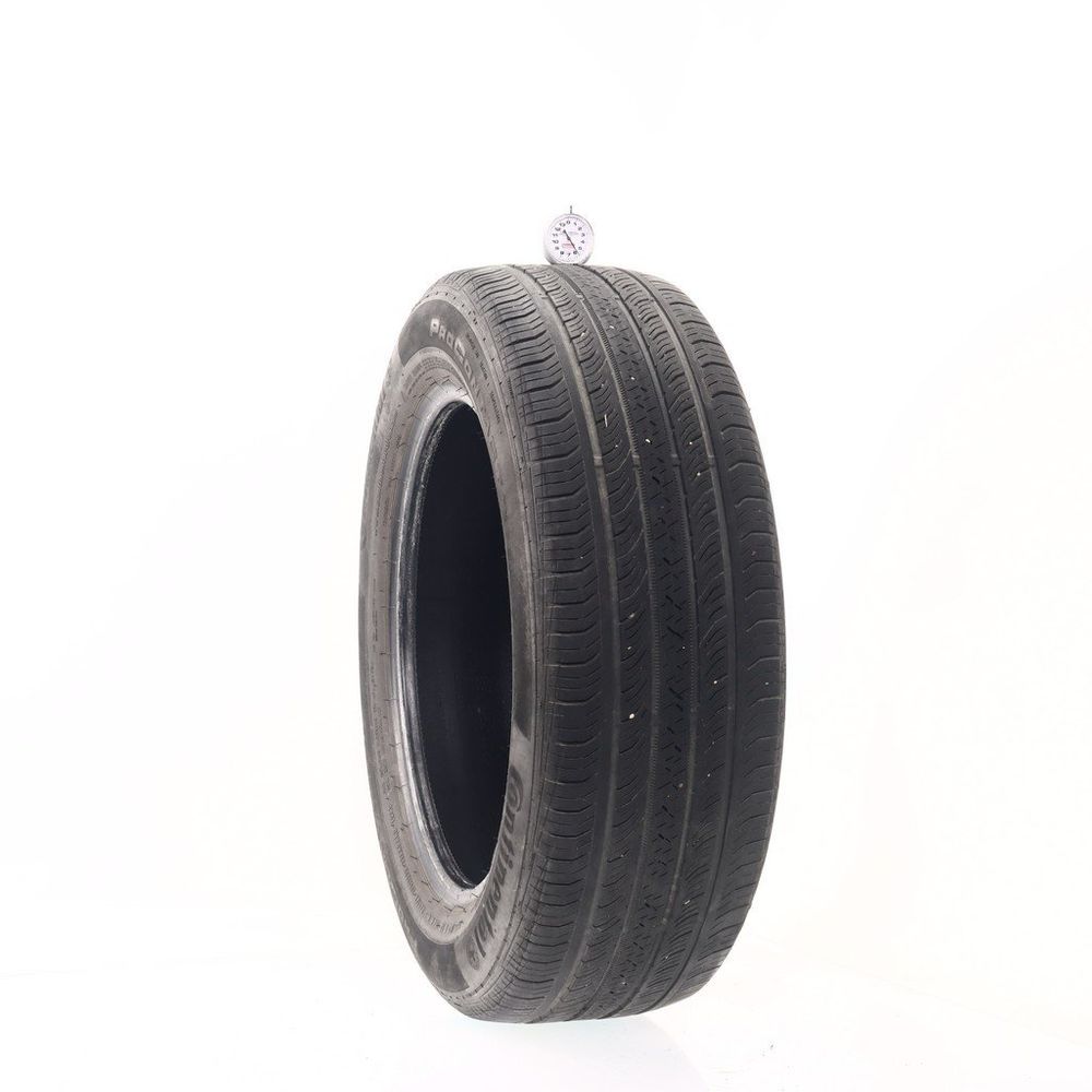 Set of (2) Used 225/60R18 Continental ProContact TX 100H - 5.5-6.5/32 - Image 1