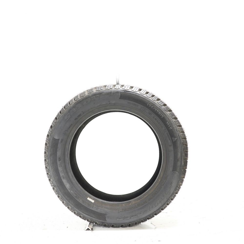 Set of (2) Used 195/55R15 Saxon Snowblazer 85T - 12-12.5/32 - Image 3