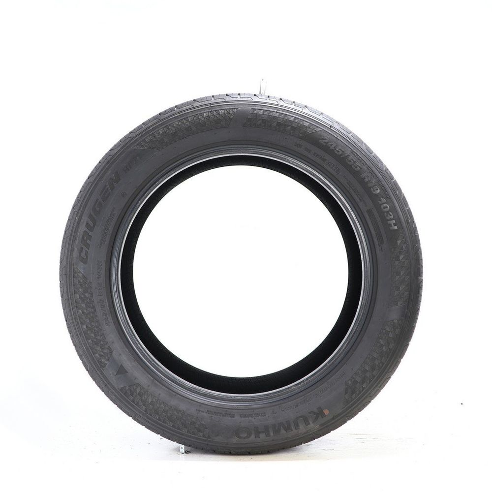 Set of (4) Used 245/55R19 Kumho Crugen HP71 103H - 7-8/32 - Image 3