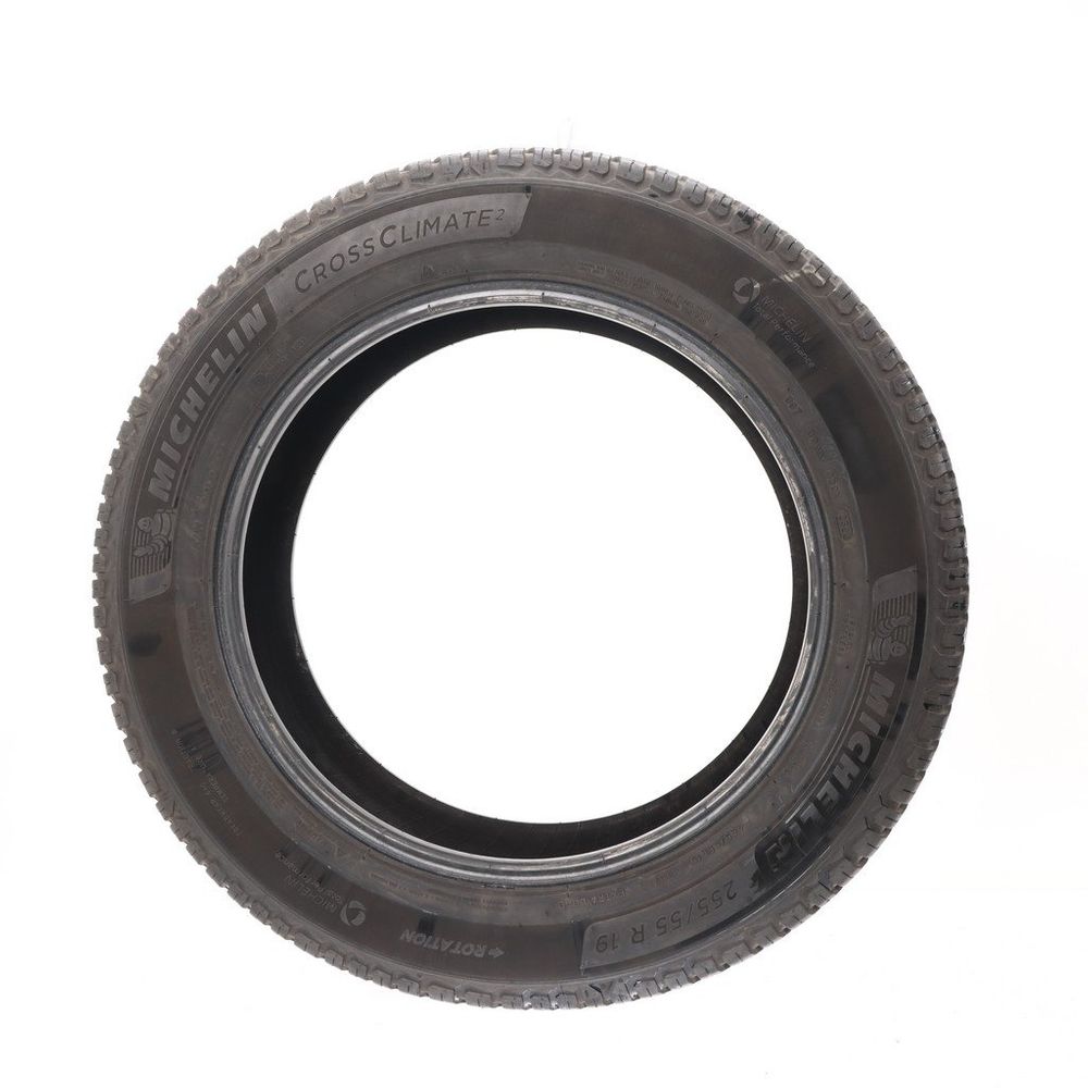 Set of (2) Used 255/55R19 Michelin CrossClimate 2 111V - 8.5-9/32 - Image 3