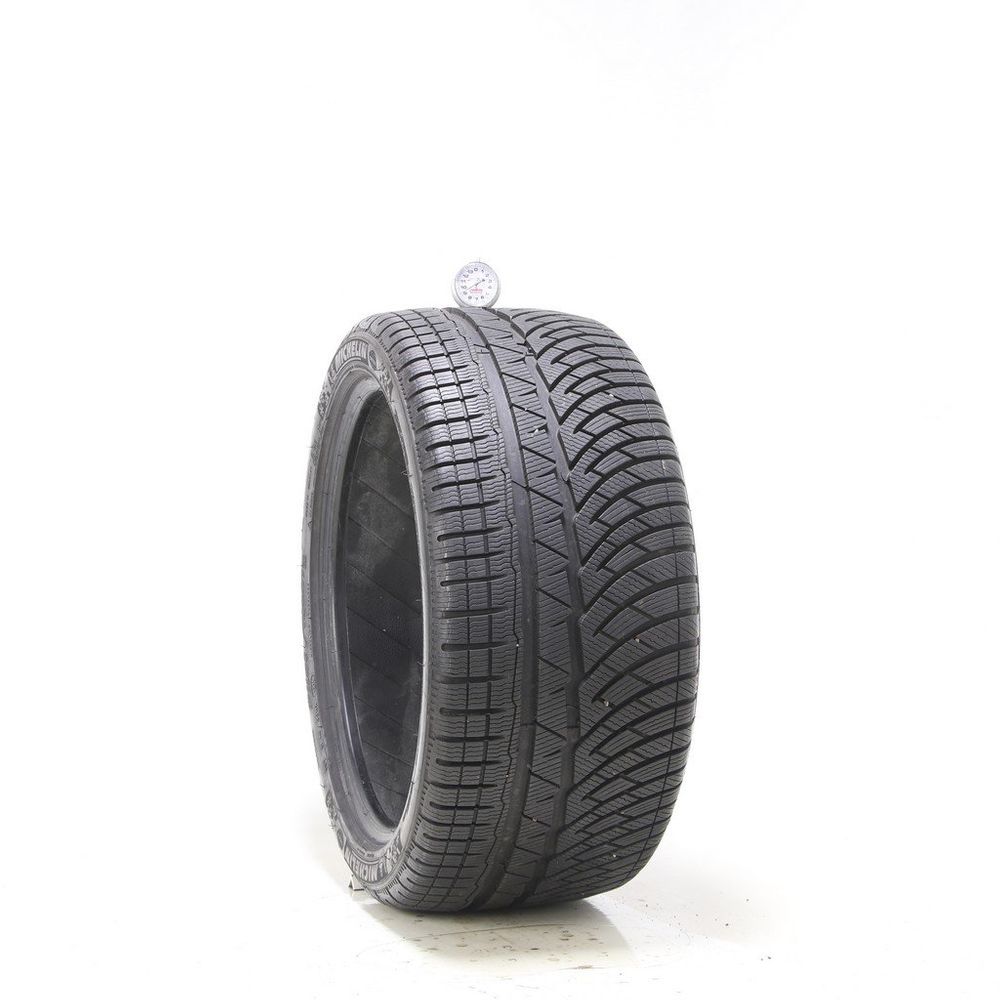 Set of (2) Used 255/35R18 Michelin Pilot Alpin PA4 94V - 9-9.5/32 - Image 1
